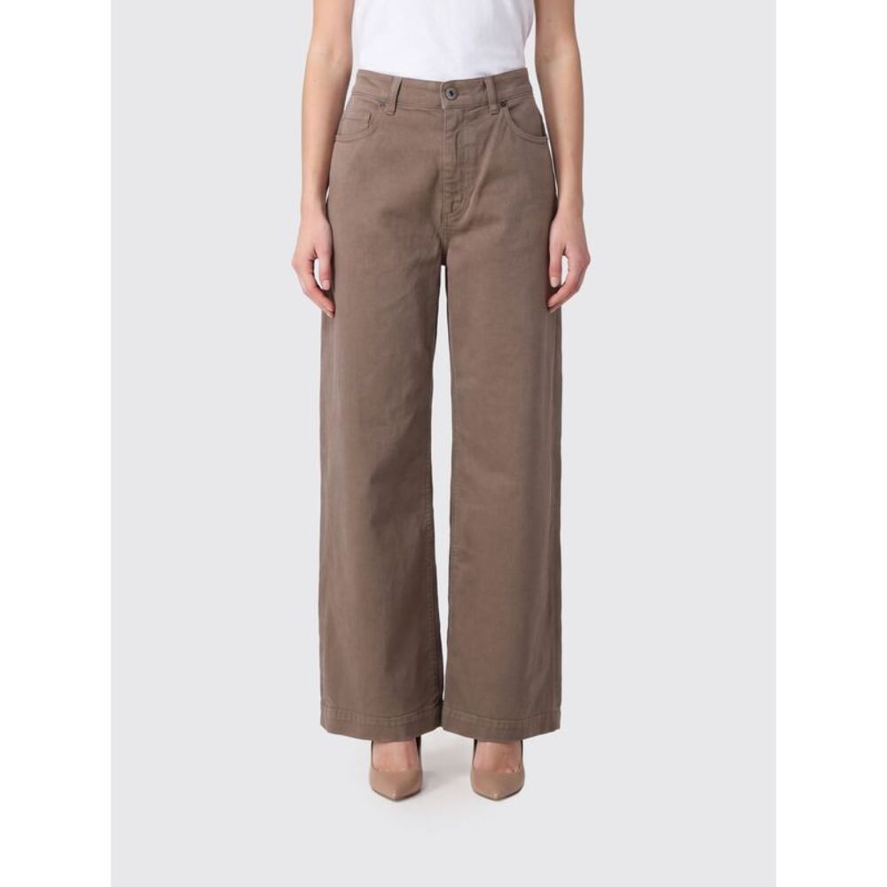 Parosh Women High-Waisted Wide-Leg Jeans P.A.R.O.S.H. In Cotton Denim